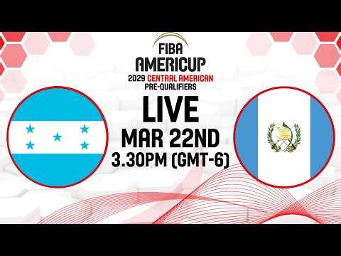 Honduras v Guatemala | Full Basketball Game | FIBA AmeriCup 2029 Central American Pre-Qualifiers