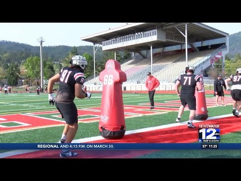 SOU football spring practice check-in