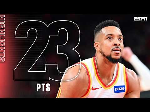 CJ MCCOLLUM HITS THE DAGGER 🗡️ Hawks take a 2-1 lead vs. Knicks in 1st Round | NBA on ESPN