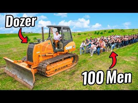 100 People vs. Truck!