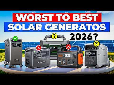 Best Portable Power Stations 2026 🔋 Top 5 Solar Generators for Camping, RV & Home Backup