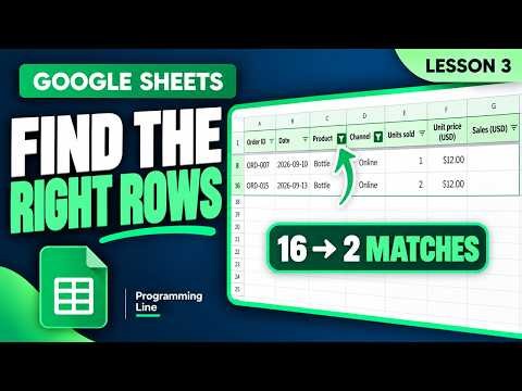 Google Sheets: Sort and Filter Without Mixing Up Your Data