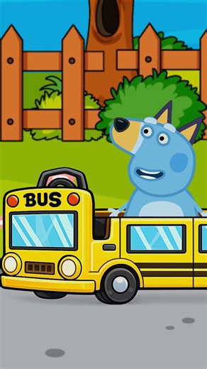 Bus Wait and Stop 🚌🛑#kidssong #preschool #kindergarten #learning