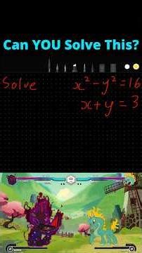Equations: Simultaneous Equations