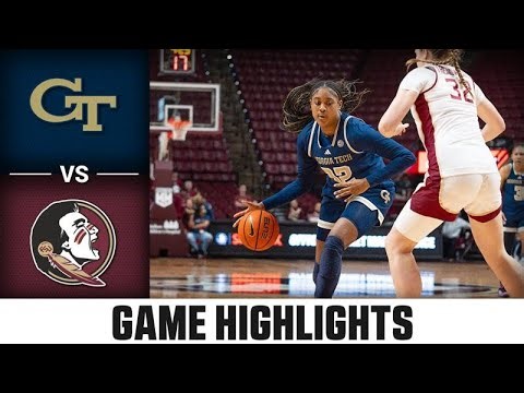 Georgia Tech vs. Florida State Highlights | 2025-26 ACC Women's Basketball