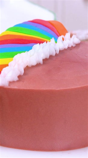 Mini Heart Chocolate Cake with Fondant🌈 Satisfying ASMR| Mini Cake #shorts #asmr #miniature #mini