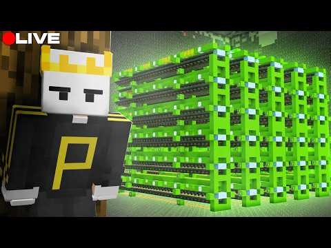 LIVE | Building the BIGGEST Bamboo Farm in Minecraft! 🌿💸 | DemonCore Public SMP