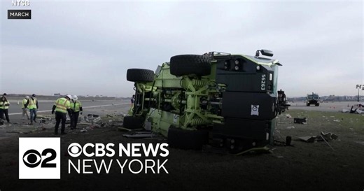 Transponders installed on NYC-area airport emergency vehicles after deadly collision