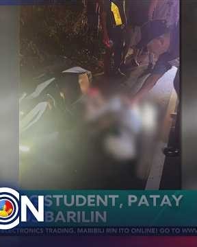 Working student, patay matapos barilin | SONA