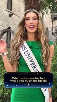 Miss Universe Italy on the road to Puerto Rico