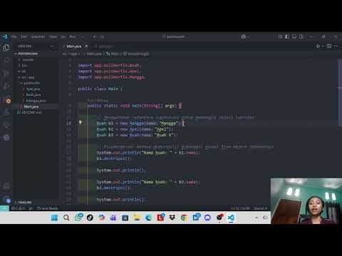 Belajar Java OOP: Penjelasan Polymorphism dengan Contoh Buah (Apel & Mangga) Lengkap + Kode!