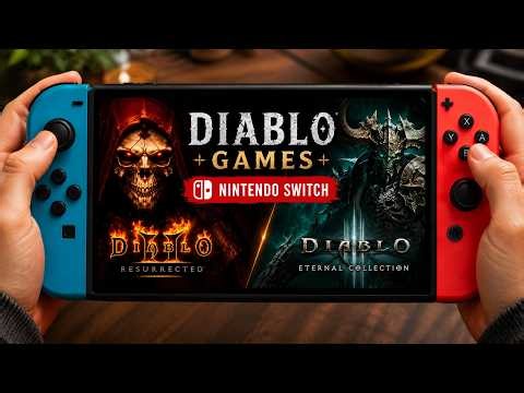 Nintendo Switch Games: Diablo II: Resurrected & Diablo III: Eternal Collection: Gameplay Walkthrough