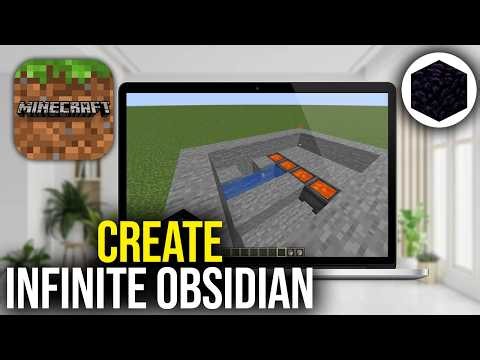 How To Make Infinite Obsidian Farm In Minecraft
