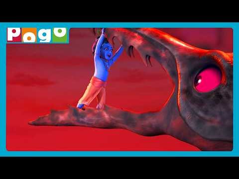 King Kamsa and Bakasura Strike an Evil Deal!🦩⚡| Little Krishna - English Cartoon | @PogoChannel