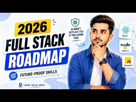 Full Stack Developer Roadmap 2026 | Skills AI Can’t Replace