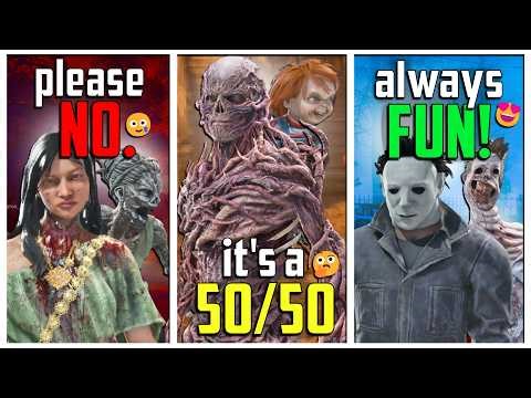 EVERY Killer Ranked by FUN for both sides! (Dead by Daylight)