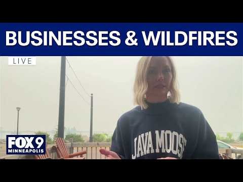 Minnesota business owner offers wildfire conditions update as air conditions worsen