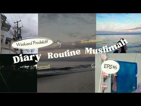 Diary Routine Muslimah|Part 6✨✨| Daily Routine|makeover kamar|Vlog Kamar Aesthetic|Study With Me 📝📚