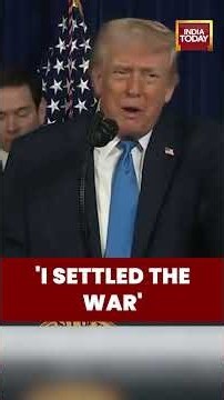 Donald Trump Claims He Settled “Eight and a Quarter” Wars, Cites Thailand–Cambodia | #donaldtrump