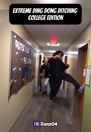 Extreme Ding Dong Ditching Prank on College Campus