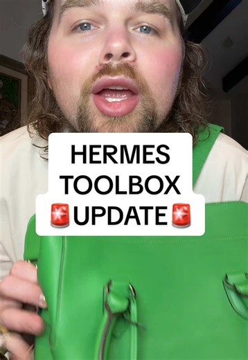 Love it even MORE! 💚#hermesunboxing #hermeskelly #hermestoolbox #hermesbirkin #hermesbag