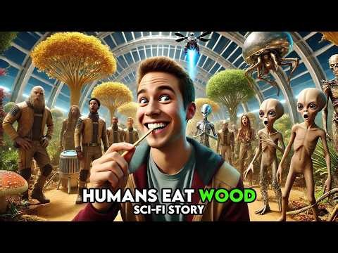 Alien Students Yelled, “YOU CAN’T EAT THAT!”—The Human Peeled Bark Off a Tree and Started Eating It