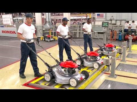 Inside Billion $ Honda Factory Building Powerful Lawn Mowers From Scratch