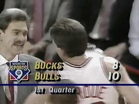 NBA 1990 02 27 Chicago Bulls vs Milwaukee Bucks