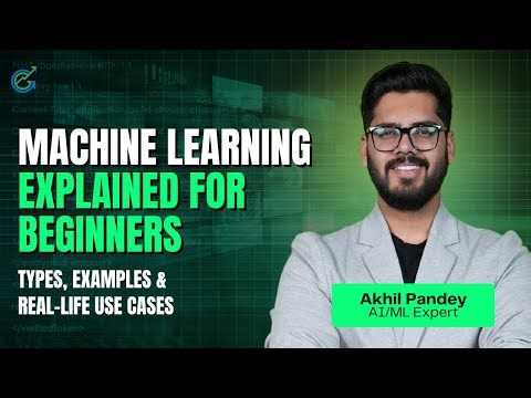 Machine Learning Explained for Beginners | Types, Examples & Real-Life Use Cases