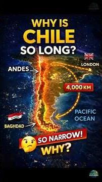Why Chile Is So Long and Narrow (Map Explained) #facts #mapexplained