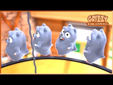 Domestic Robots | Grizzy & the Lemmings | 30' Compilation | 🐻🐹 Cartoon for Kids