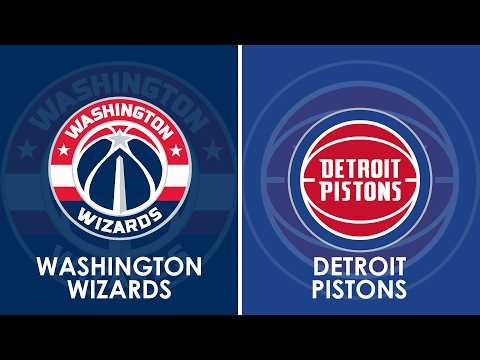 Washington Wizards vs Detroit Pistons NBA Live Scoreboard