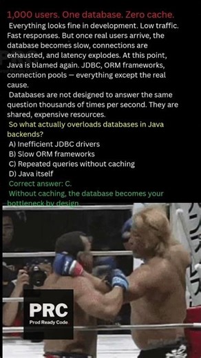 1,000 users one DB #Shorts #Java #Backend #Database