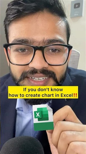 How to create Chart with AI in Excel‼️Excel Amazing Trick #excel #exceltips #shorts