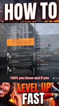 How To Level Up FAST in The Division 2
