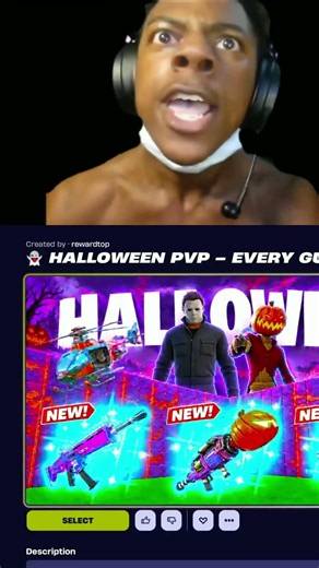 ISHOWSPEED REVEALS HOW TO GET 170K VBUCKS IN FORTNITE NEW HALLOWEEN 🎁😱 #fortnite #shorts