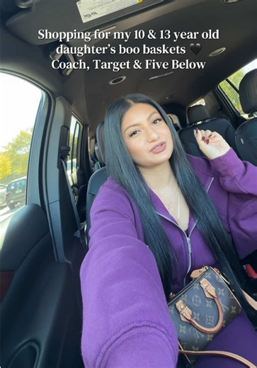 Shopping for my 10 & 13 year old daughter’s boo baskets 🖤 Coach, Target & Five Below @target @Coach @Five Below #daughters #shopping #danielareyna #fypシ゚viral #fyp