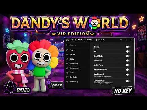 🔥 NEW Dandy’s World Script 2026 | Auto Play, ESP, Walk Speed (FREE & KEYLESS)