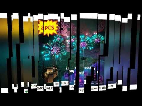 Outdoor LED Solar Fireworks Lights 90/120/150 LEDs Waterproof String Fairy Light For Garden Home Chr