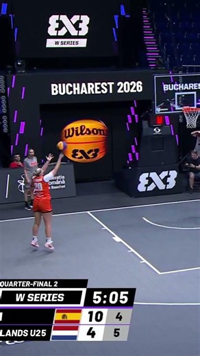 VENNEMA GOES BEHIND THE BACK! 🤯🇳🇱 #3x3WSBucharest #3x3WS