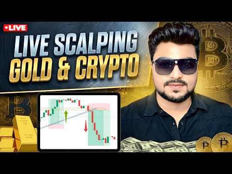 Crypto Gold Scalping Live Trading 17th Apr 2026 | #goldtrading #cryptotrading #bitcoin