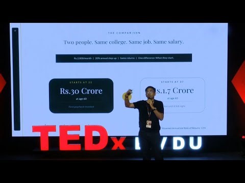 Financial Literacy among Youth | Rishabh Nahar | TEDxBVDU