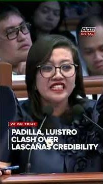 Padilla, Luistro clash over witness credibility in VP Duterte impeachment trial | ANC