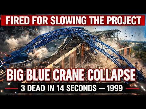The Big Blue Crane Collapse: He Was Fired For Slowing Down The Project