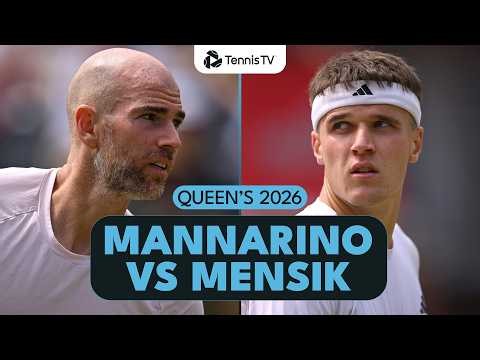 Jakub Mensik Battles Adrian Mannarino ⚔️ | Queen's 2026 Highlights