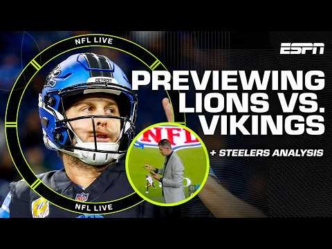 BREAKING DOWN Steelers' defense & Lions vs. Vikings with Dan O & Jason McCourty | NFL Live