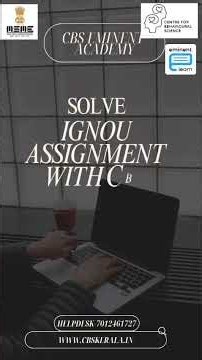 IGNOU|IGNOU Assignments – Prepare Smart, Submit with Confidence!-7012461727