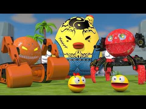 🔴 LIVE: Pacman Reimagined 3D Animation – Unreal Engine Magic, Robots & Retro Vibes 24/7