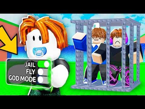 Trolling My Friends as BABY with ADMIN COMMANDS.. (Roblox)