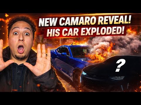 BRAND NEW CAMARO REVEAL! MY BESTFRIENDS CAR EXPLODED!